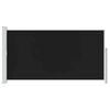 vidaXL sidemarkise til terrasse 160x300 cm sort