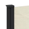 vidaXL sammenrullelig sidemarkise 120 x 600 cm cremefarvet