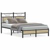 vidaXL sengeramme 120x200 cm uden madras konstrueret tr&aelig; sonoma-eg