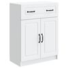 vidaXL Sideboard Hvid 66 x 34,5 x 87 cm Konstrueret tr&aelig;