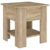 vidaXL sofabord 40x40x42 cm konstrueret tr&aelig; sonoma-eg