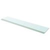 vidaXl hylder 2 stk. glaspanel 110 x 20 cm klar