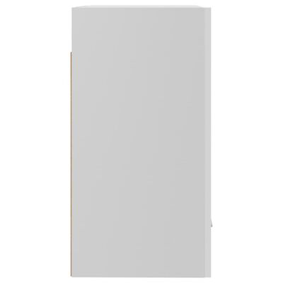 vidaXL vægskab 50x31x60 cm spånplade hvid højglans