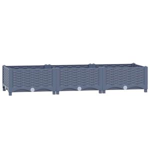 vidaXL h&oslash;jbed 120x40x23 cm polypropylen