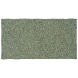 vidaXL Omr&aring;det&aelig;pper Olivengr&oslash;n 60 x 110 cm Jute