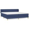 vidaXL kontinentalseng med madras 200x200 cm stof bl&aring;