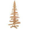 vidaXL Tr&aelig; juletr&aelig; KOTKA 120 cm Massivt fyrretr&aelig; Brun Finish