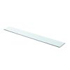 vidaXL hylde glaspanel klar 90x12 cm