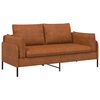 vidaXL 2-personers sofa Brun 188 x 81 x 89 cm Kunstl&aelig;der