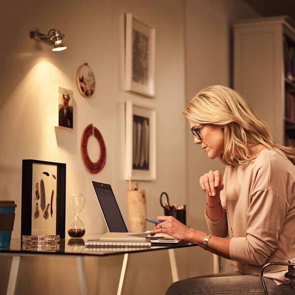 Philips LED-spotlysp&aelig;rer 2 stk. klassisk 5,5 W 345 lumen 929001364161