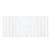 vidaXL sengegavl 204x3x90 cm massivt fyrretr&aelig; hvid