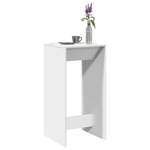 vidaXL barbord 51x50x103,5 cm konstrueret tr&aelig; hvid