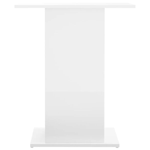 vidaXL akvariebord 60,5x36x72,5 cm konstrueret tr&aelig; hvid h&oslash;jglans