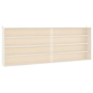 vidaXL Samlermontre i tr&aelig; med l&aring;ger 100x8,5x37 cm