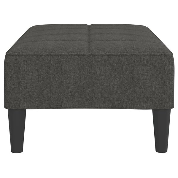 vidaXL fodskammel 78x56x32 cm stof m&oslash;rkegr&aring;