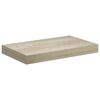 vidaXL v&aelig;ghylde 40x23,5x3,8 cm MDF egetr&aelig;sfarve