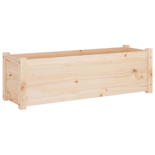 vidaXL plantekasser 2 stk. 100x31x70 cm massivt fyrretræ