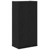 vidaXL v&aelig;gmonteret skab sort egetr&aelig; 32x20x67 cm konstrueret tr&aelig;