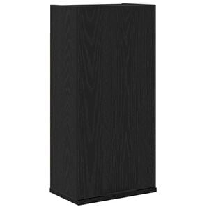 vidaXL v&aelig;gmonteret skab sort egetr&aelig; 32x20x67 cm konstrueret tr&aelig;