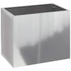vidaXL Have Blomsterkrukke Galvaniseret st&aring;l 50 x 32 x 40 cm
