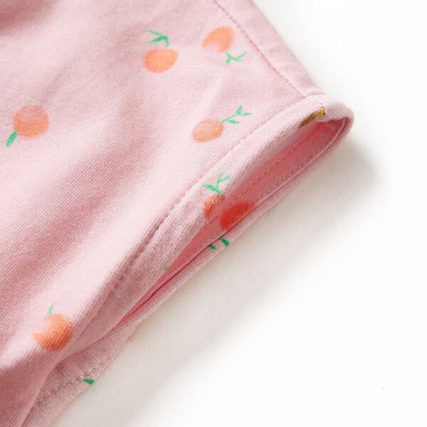 Kjole til børn str. 104 med snor lyserød