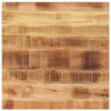 vidaXL bordplade 80x80x3,8 cm firkantet massivt ru mangotr&aelig;