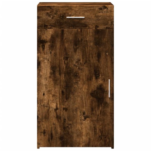 vidaXL skab 50x42,5x93 cm konstrueret tr&aelig; r&oslash;get egetr&aelig;sfarve