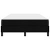 vidaXL Box spring seng med madras Sort 120 x 200 cm Stof