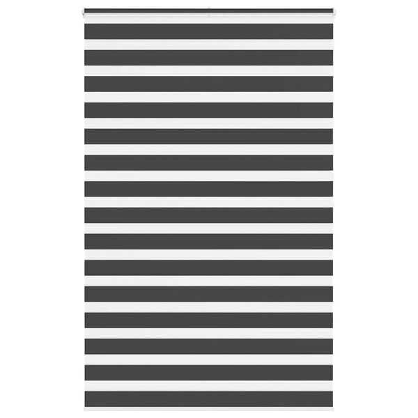 vidaXL zebragardin sort 150x200 cm stofbredde 145,9 cm polyester