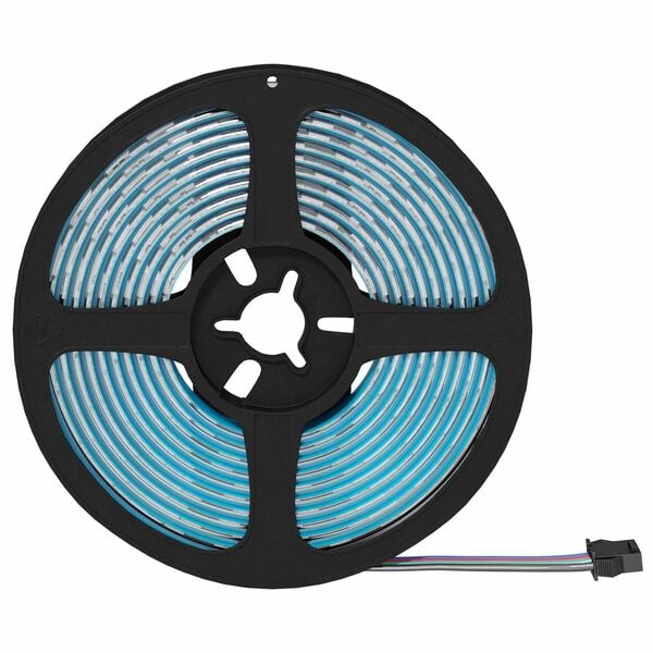 vidaXL LED Strip 2 pcs Sort og Gennemsigtig 2500 mm Kobber og plastik