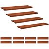 vidaXL Trappetrin 12 stk. 120 x 25 x 2 cm Brun Solid b&oslash;g