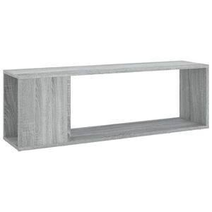 vidaXL tv-bord 100x24x32 cm konstrueret tr&aelig; gr&aring; sonoma-eg