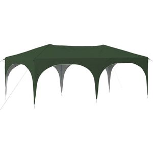 vidaXL Pop-up Festtelt Gr&oslash;n 575 x 288 x 245 cm Oxford stof