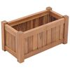 vidaXL h&aelig;vet plantekasse 50x25x25 cm massivt teaktr&aelig;