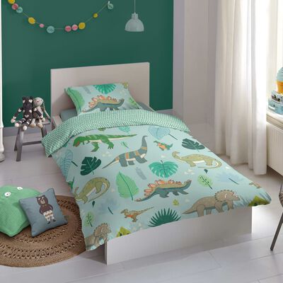 Good Morning sengetøj til børn Dinono 140 x 200/220 cm