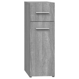 vidaXL udtr&aelig;ksskab 20x45,5x60 cm konstrueret tr&aelig; gr&aring; sonoma-eg