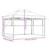 vidaXL Party Tent Bordeaux 279 x 410 x 315 cm Oxford stof