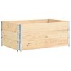 vidaXL pallerammer: 3 stk. 100x150 cm massivt fyrretr&aelig;