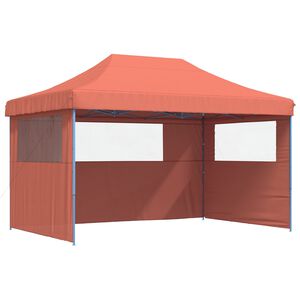 vidaXL Party Tent Terrakotta 292 x 440 x 315 cm Oxford stof