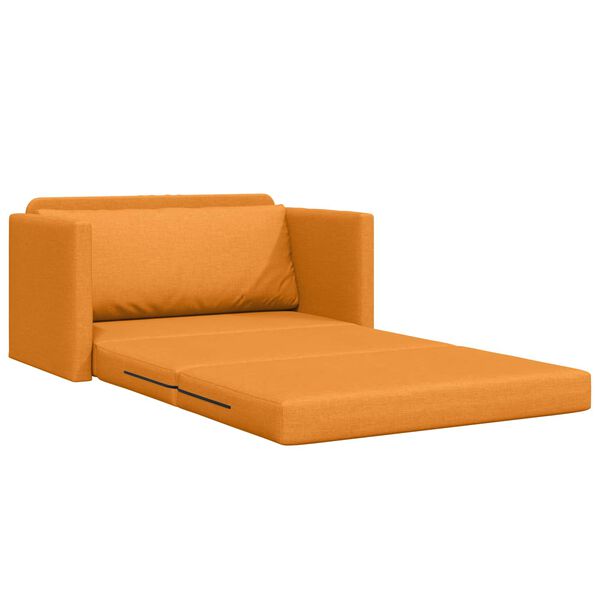 vidaXL Sovesofa 110cm M&oslash;rk Gul Stof