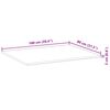 vidaXL skrivebordsplade 100x80x2 cm ubehandlet massivt akacietr&aelig;