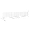 vidaXL gabionv&aelig;g med d&aelig;ksler galvaniseret st&aring;l 600 x 30 x 100 cm