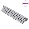 vidaXL Gevindst&aelig;nger 12 pcs S&oslash;lv M6 x 120 mm Metal