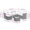 vidaXL sofas&aelig;t til haven 8 dele med hynder polyrattan lysegr&aring;