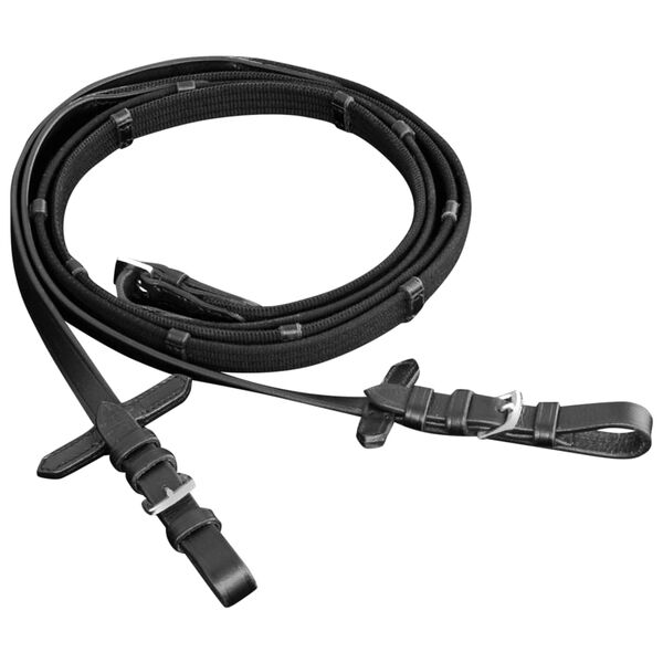 Flash hovedt&oslash;j med t&oslash;jler og bid L&aelig;der Sort Full