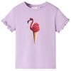 T-shirt til b&oslash;rn str. 104 lilla