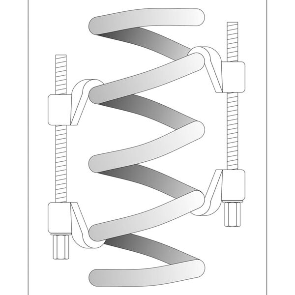 YATO fjederkompressor 2 dele 82x355mm
