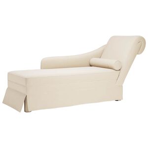 vidaXL chaiselong med bolster og h&oslash;jre arml&aelig;n h&oslash;r