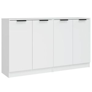 vidaXL sk&aelig;nke 2 stk. 60x30x70 cm konstrueret tr&aelig; hvid
