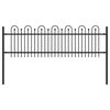 vidaXL Spike Buehegn DRONTEN Sort